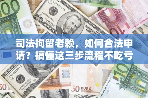 北京司法拘留老赖，如何合法申请？搞懂这三步流程不吃亏！
