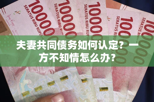 北京夫妻共同债务如何认定？一方不知情怎么办？