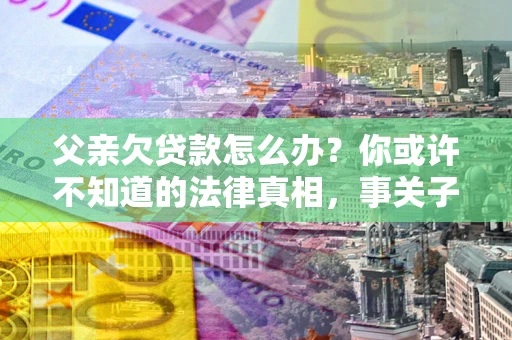 北京父亲欠贷款怎么办？你或许不知道的法律真相，事关子女未来