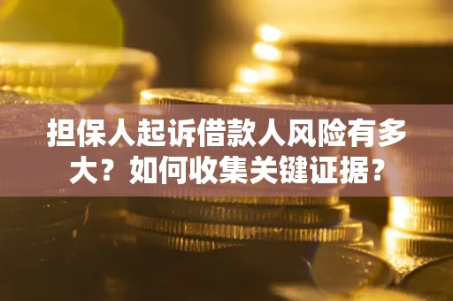 北京担保人起诉借款人风险有多大？如何收集关键证据？