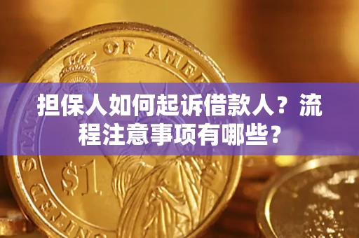 北京担保人如何起诉借款人？流程注意事项有哪些？